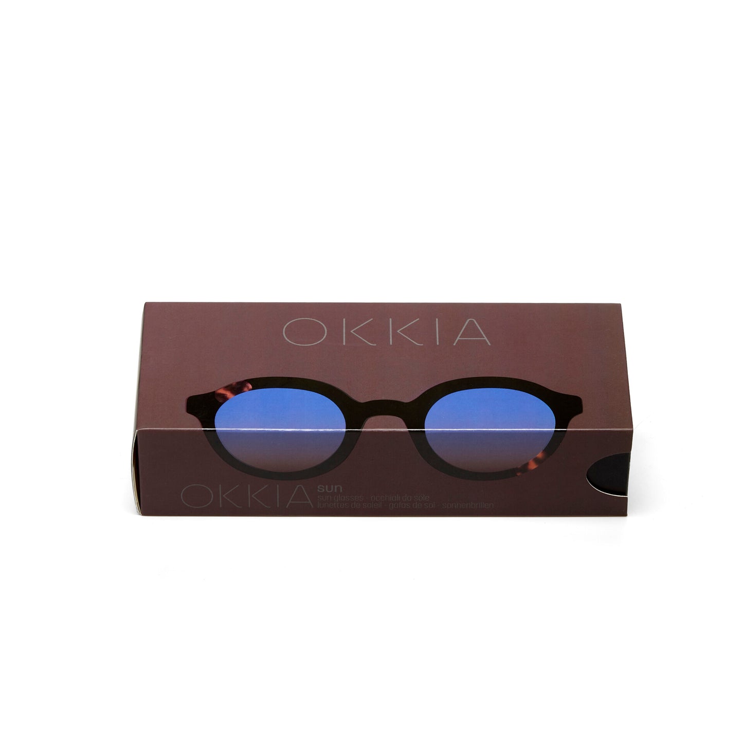 OKO31 CASTANHO (LENTE AZUL)
