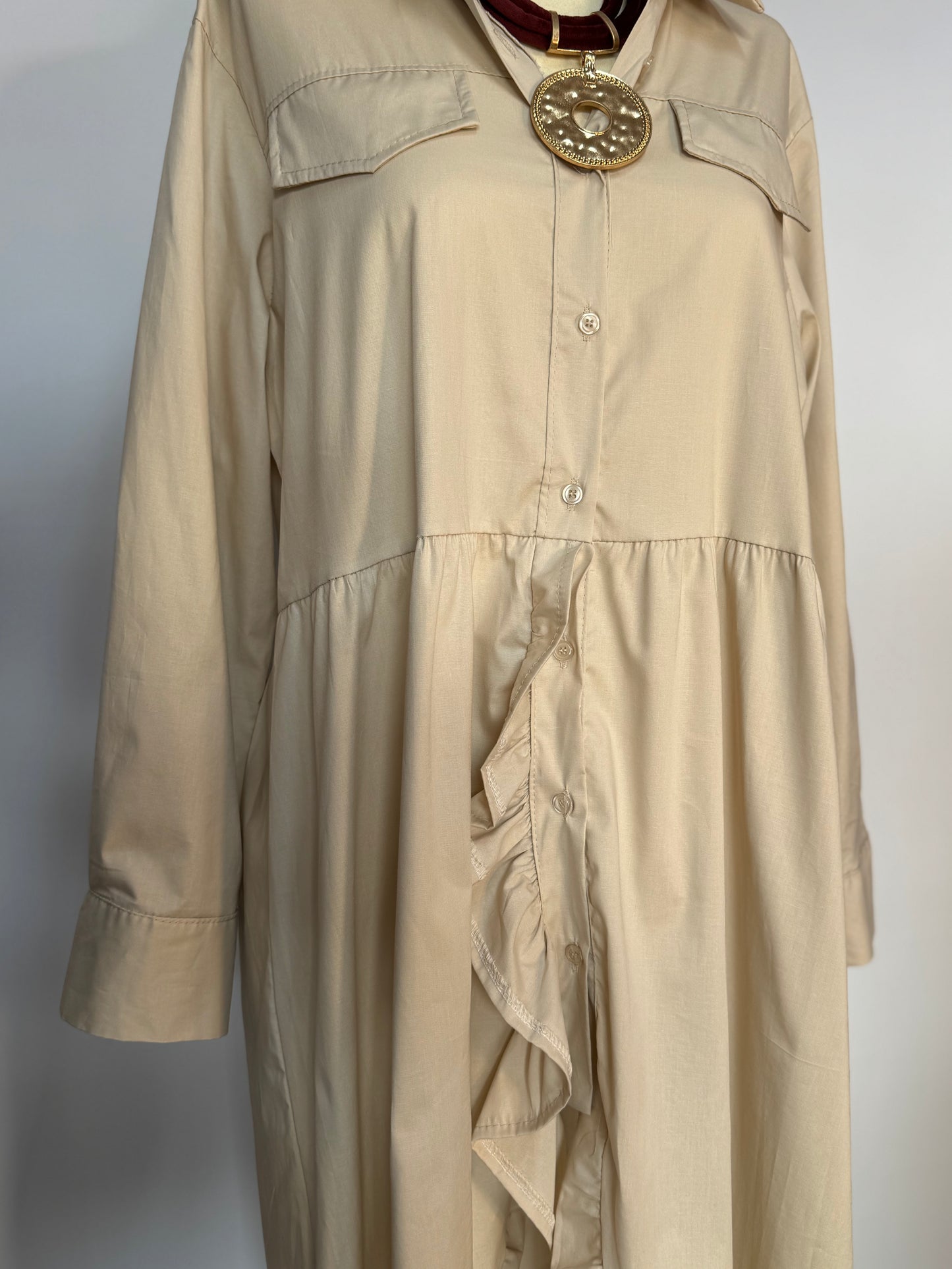 Vestido Gabardine