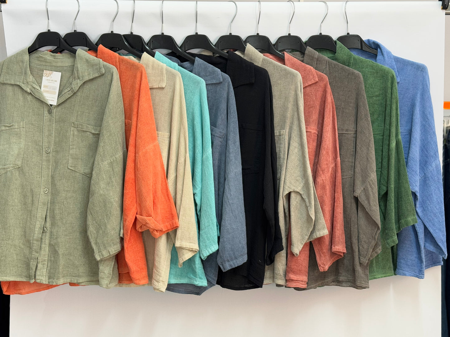 Camisa 100% algodão