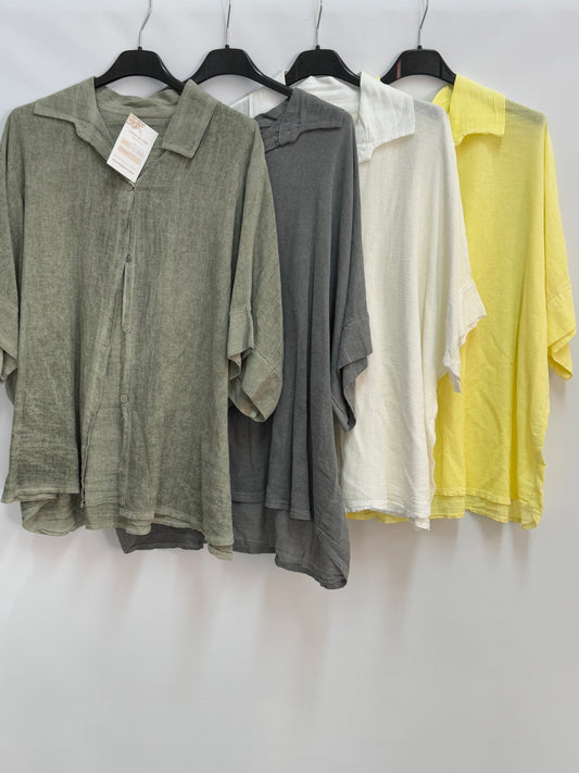Camisa 100% algodão Oversize
