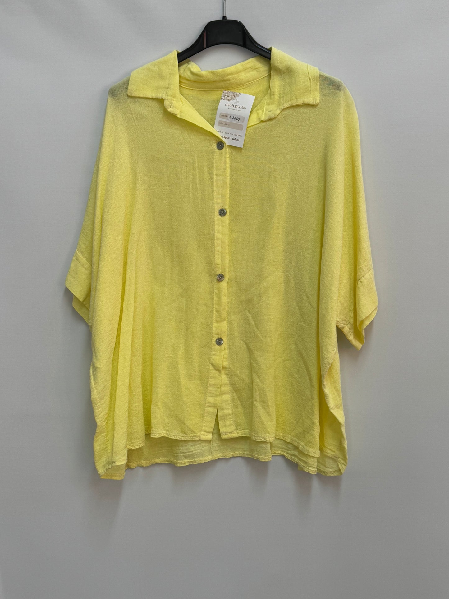 Camisa 100% algodão Oversize